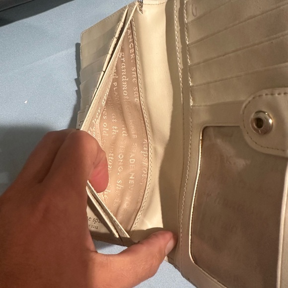 Kate Spade Black Floral Embossed Wallet - Picture 2 of 7